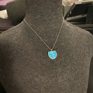 Kendra Scott turquoise necklace.